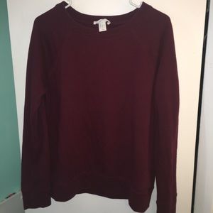 Forever 21 Maroon crew neck